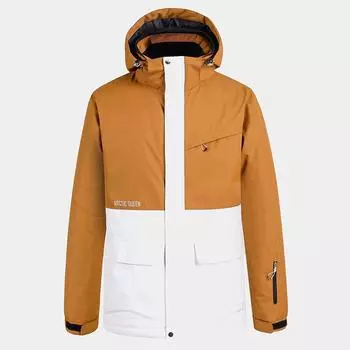 Новая женская лыжная куртка, зимние виды спорта, дышащая, теплая, ветрозащитная, непромокаемая, лыжная, сноубордическая куртка, мужская лыжная зимняя куртка S белый/чёрный