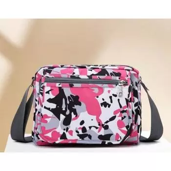 Новая женская маленькая квадратная сумка на молнии из нейлоновой ткани, сумка на одно плечо с автомобильным шитьем, практичная, простая и модная, универсальная для выхода на улицу