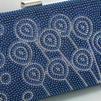 Новая женская модная однотонная сумка-мессенджер с бриллиантами для званого ужина и вычета, сумка-мессенджер на цепочке для свадьбы или банкета 21.5*5*12 красный