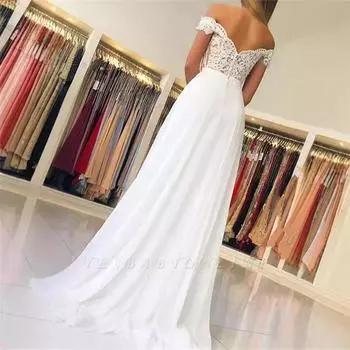 Новая женская одежда новое облегающее платье с рукавами на плечах однотонное платье S белый