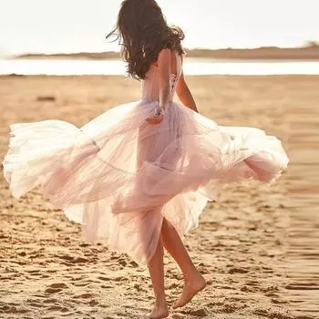 Новая женская одежда весна-лето 2025 года, новые облегающие платья без рукавов и платья 3XL абрикосовый