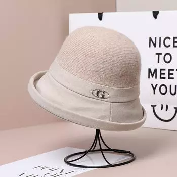 Новая женская панама, теплая осенне-зимняя утолщенная шляпа рыбака, панама, плюшевая шляпа-тазик, женская шляпа One Size