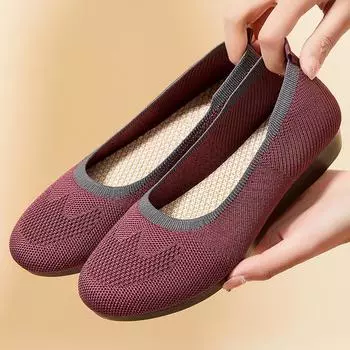 Новая женская повседневная обувь, дышащая легкая женская обувь для ходьбы с сеткой 36
