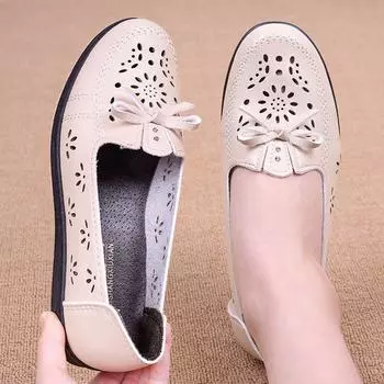 Новая женская повседневная обувь, дышащая удобная женская обувь для ходьбы на плоской подошве 35 чёрный