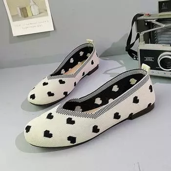 Новая женская повседневная обувь с принтом, легкая дышащая женская прогулочная обувь 36