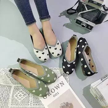 Новая женская повседневная обувь с принтом, легкая дышащая женская прогулочная обувь 36 белый