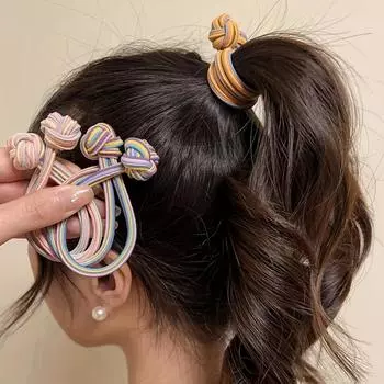 новая женская резинка для волос с высоким конским хвостом, высокоэластичная и прочная повязка на голову, высококачественное ощущение повязки на голову one size розовый