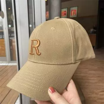 Новая женская шляпа осенняя версия с твердым верхом и загнутыми полями, показывающими лицо, маленькая бейсболка мужская и женская кепка-солнцезащита Tide Adjustable серый