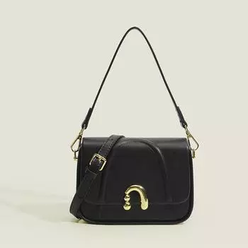 Новая женская сумка 2024 года, элитный французский нишевый дизайн, уникальная универсальная маленькая сумка, через плечо на одно плечо белый