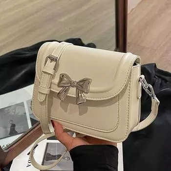 Новая женская сумка 2024 года, популярный модный тренд, сумка-мессенджер, летняя универсальная женская сумка через плечо, маленькая квадратная сумка чёрный