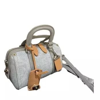 Новая женская сумка 2024 года, популярный модный тренд, сумка-мессенджер, универсальная сумка через плечо, высококачественная портативная сумка-подушка небесно-голубой