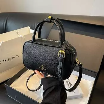 Новая женская сумка 2024 года с роскошной текстурой, универсальная весной и летом, сумка через плечо на одно плечо, портативный маленький квадрат нишевого дизайна