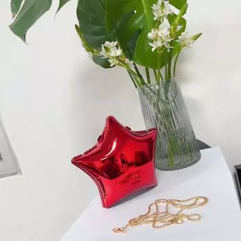 Новая женская сумка акриловая звезда застежка жесткая модная сумка на плечо чистая и сумка через плечо для девочек сумка