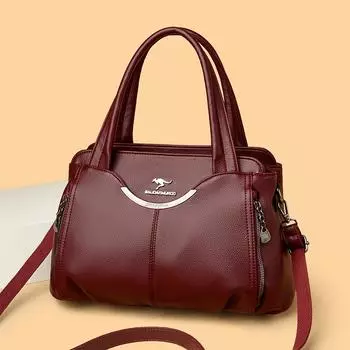 Новая женская сумка через плечо, большая вместимость, женская сумка для мам среднего возраста, сумка через плечо для женщин