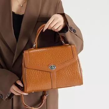 Новая женская сумка через плечо Bubble Head Leather, классическая, ручная, из мягкой кожи, с цепочкой из кожи-пузырька