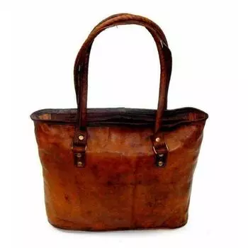 Новая женская сумка через плечо из натуральной кожи ручной работы 12 X 16 X 3 коричневый