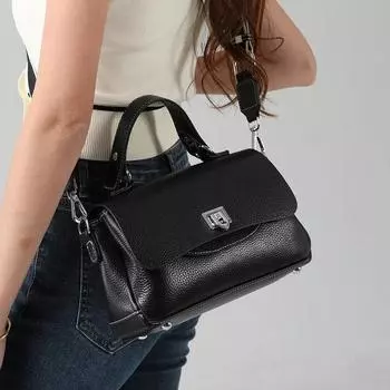 Новая женская сумка через плечо из натуральной кожи с несколькими отделениями и карманами