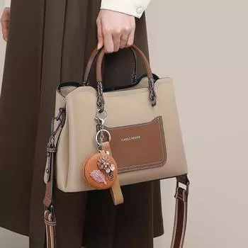 Новая женская сумка через плечо из натуральной кожи, сумка-ведро, высококачественная сумка на одно плечо для поездок на работу