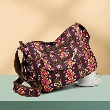 Новая женская сумка через плечо из ткани Оксфорд на весну и лето с большой вместимостью, простая, легкая и модная конструкция на одно плечо. 27x6x16cm синий