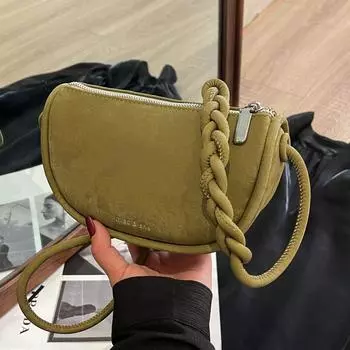 Новая женская сумка через плечо из высококачественной мягкой кожи Sense, маленькая сумка на молнии для подмышек, женская летняя повседневная универсальная сумка