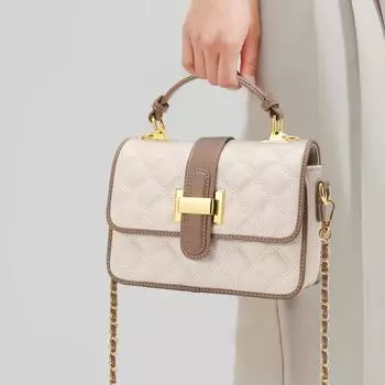 Новая женская сумка через плечо на одно плечо 2024 года. Высококачественная и красивая квадратная маленькая сумка.