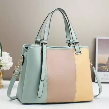 Новая женская сумка через плечо Splicing, высококачественные женские сумки-мессенджеры, модная дизайнерская повседневная сумка-кошелек