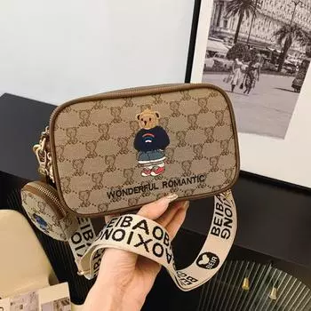 Новая женская сумка через плечо сумка через плечо сумка роскошная женская Двойная молния