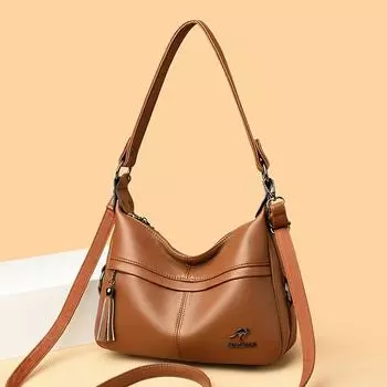 Новая женская сумка через плечо, сумка через плечо, большая вместимость, универсальная, модная, высококачественная сумка-тоут