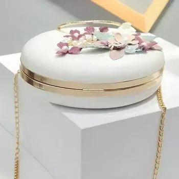 Новая женская сумка Flower Small Round Bag Модная женская сумка через плечо Новая маленькая сумка