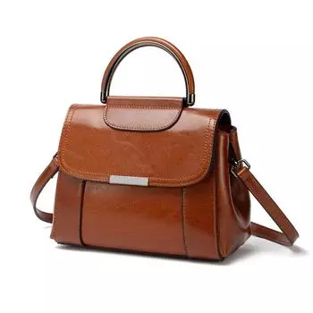 Новая женская сумка из натуральной кожи, модная и универсальная, женская сумка через плечо на одно плечо