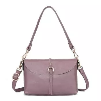 Новая женская сумка из натуральной кожи 2024 года, модные и простые европейские и американские сумки, маленькая квадратная сумка, женская сумка через плечо на одно плечо