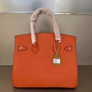 Новая женская сумка из натуральной кожи, верхний слой из коровьей кожи TOGO, рельефная маркировка, сумка-переноска Platinum, сумка с ручкой 25x13x19cm серый