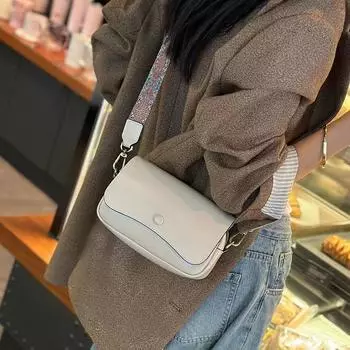 Новая женская сумка из натуральной кожи, высококачественная сумка через плечо на одно плечо, модная маленькая квадратная сумка