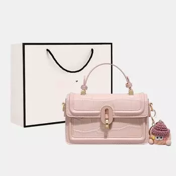 Новая женская сумка из натуральной кожи, сумка через плечо, высококачественная сумка через плечо, маленькая квадратная сумка