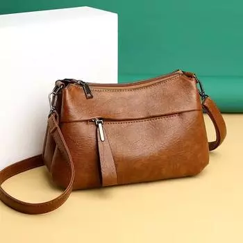 Новая женская сумка-кошелек через плечо Fashion Atmosphere Crossbody Messenger Bag женская сумка большой вместимости для мам из мягкой кожи
