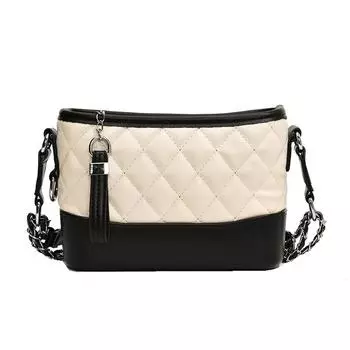 Новая женская сумка, маленькая ароматная сумка-ведро в форме ромба. чёрный