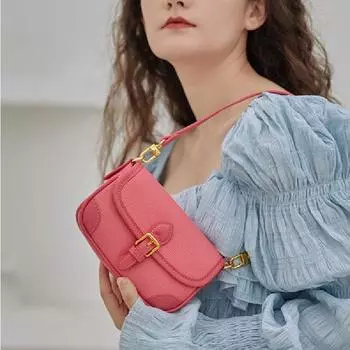 Новая женская сумка-мессенджер, модная текстура, красная жидкая маленькая квадратная сумка, высококачественная женская сумка на плечо сладкого цвета