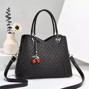 Новая женская сумка, модная повседневная маленькая сумка, кожаная женская сумка через плечо, большая вместимость, сумка для мам, сумка через плечо .