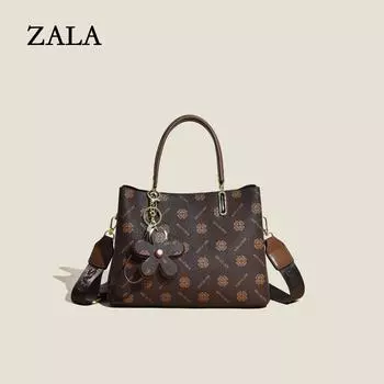 Новая женская сумка модная универсальная сумка через плечо темпераментная сумка-ведро классическая печатная сумка