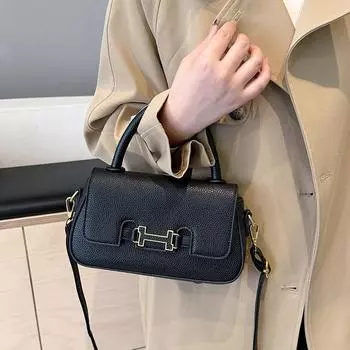 Новая женская сумка, небольшая повседневная квадратная сумка, высококачественная сумка-мессенджер в стиле ретро, универсальная фактурная сумка через плечо