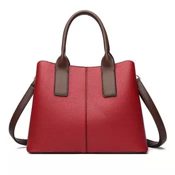 Новая женская сумка, простая женская сумка-тоут, большая вместительная сумка, модная универсальная сумка через плечо, новый стиль