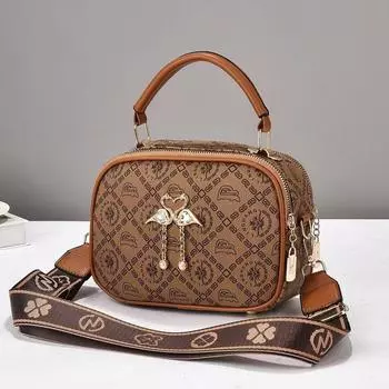 Новая женская сумка с простым принтом для отдыха и пожилых людей Sense All наплечная сумка женская маленькая квадратная сумка ручная сумка через плечо .