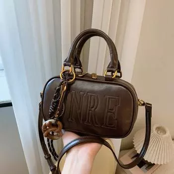 Новая женская сумка сумка для боулинга ретро универсальная сумка сумка через плечо сумка через плечо сумка для поездок на работу