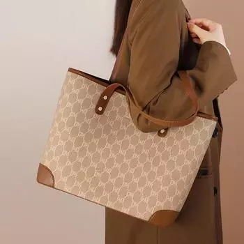 Новая женская сумка-тоут с универсальностью и большой вместимостью для студентов колледжей, отправляющихся на учебу, сумка на одно плечо