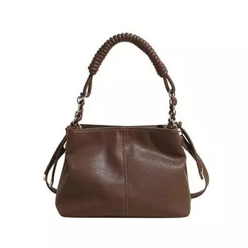 Новая женская сумка-тоут станет обязательным элементом осенне-зимнего модного сезона. коричневый