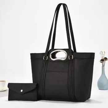 Новая женская сумка-ведро Spliced Tote Bag Женская стильная сумка через плечо на одно плечо Атмосферная Все стильно .