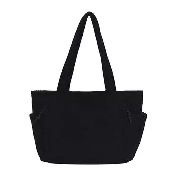 Новая женская сумка, вельветовая, простая мода. коричневый