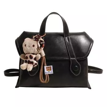 Новая женская сумка, вместительная, на осень и зиму. чёрный