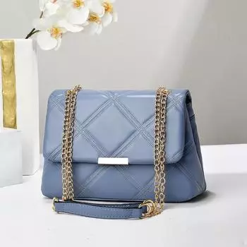 Новая женская сумка, женская качественная сумка через плечо на одно плечо, подмышечная сумка, модная цепочка цвета конфет, маленькая квадратная сумка