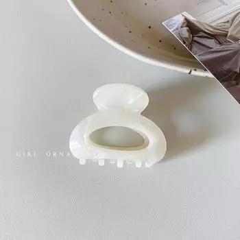 Новая женская заколка-краб для волос маленькая 4,5 см ацетатная заколка для волос элегантная красочная полая заколка-краб аксессуары для волос для девочек заколка